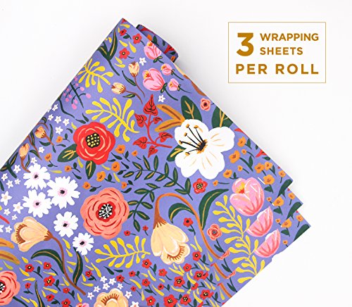 MinimalMart Gift Wrapping Paper Rolls Pack of 6 - Assorted Kraft Wrapping Paper - All Occasion Gift Wraps for Birthdays Christmas