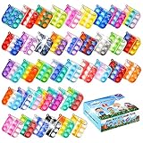 40 PCS Mini Pop Keychain Fidget Sensory