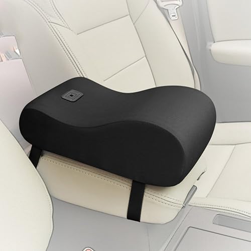 Great Ideas Black Faux Leather Padded Car Arm Rest Padded Elbow
