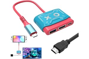 IQIKU USB Type C to HDMI Adapter, 4K Resolution, Supports Nintendo Switch/Switch OLED, Laptop Compatible