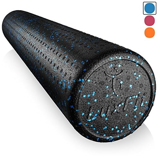 Foam Roller, LuxFit Speckled Foam Rollers for Muscles '3 Year Warranty' High Density Foam Roller for Physical Therapy…