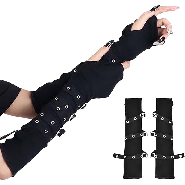 uxcell Unisex Classic Fashion Stretch Fingerless Arm Warmer
