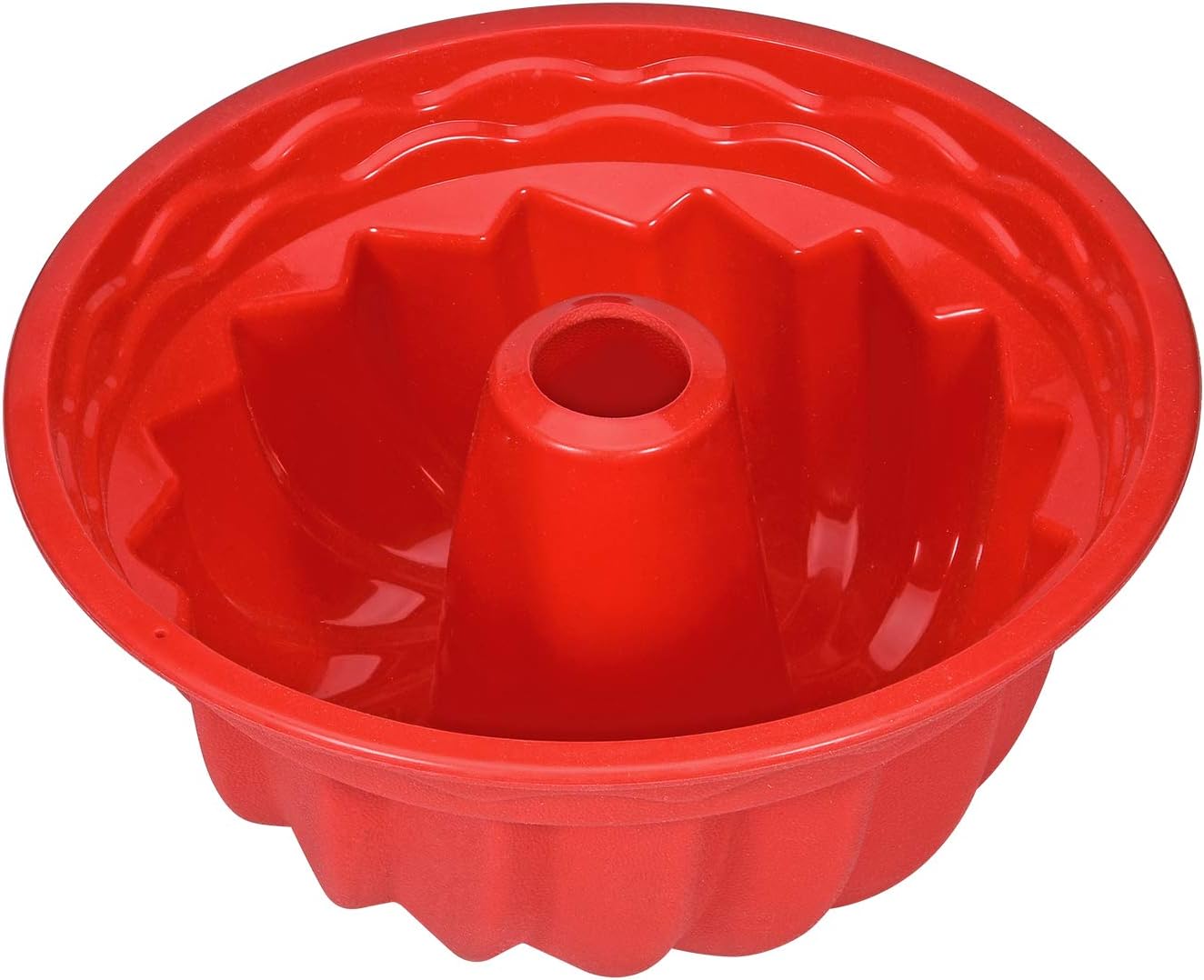 Ecoki Silicone Bundt Pan φ23cm(9"), LFGB & BPA Free Cake Baking Pan for Cake, Jello, Bread - Non-Stick & Dishwasher Safe