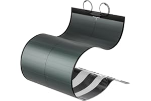 BougeRV Yuma 200W CIGS Thin-Film Flexible Solar Panel, The Most Flexible Solar Panel with Tape for Easy Installation