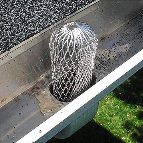 EBaokuup 8 Pack Gutter Downsport Guards 3.5 Inch Expandable Aluminium