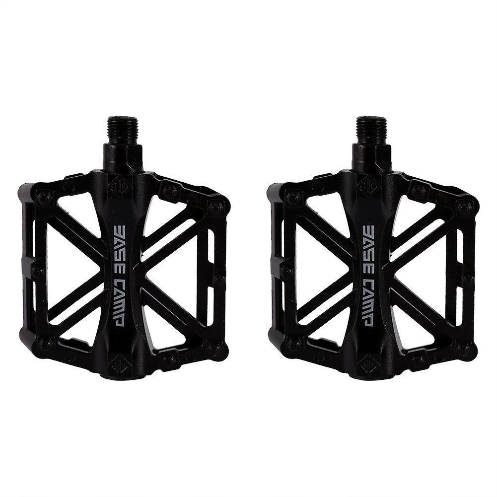 Bike Bicycle Alloy Pedals MTB Road Bike Bicycle BMX Ultralight Race, black