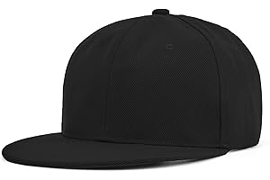 Century Star Snapback Hats for Men Flat Bill Brim Baseball Cap Women Adjustable Hip Hop Style Blank Trucker Hat