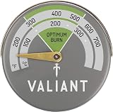 Valiant Premium IV Stove Fan and Magnetic Thermometer Black view 5