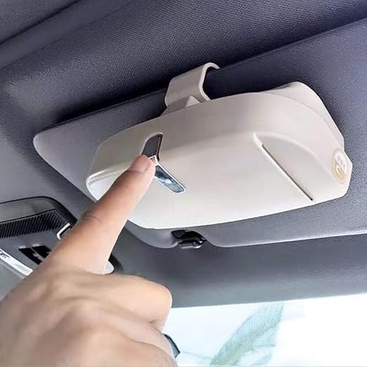 Amazon Co Jp Yxzpq 車載 メガネ ホルダー サングラス 収納 ケース カード入れ マグネット クリップ 眼鏡 入れ コンパクト カー サンバイザー 多機能 ボックス ホーム キッチン