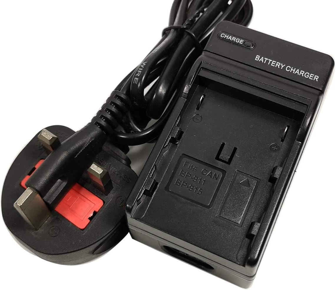 Justinpower Battery Charger for Canon BP-911, BP-911K, BP-914, BP-915, BP-924, BP-927, BP-930, BP-941, BP-945, BP-950G