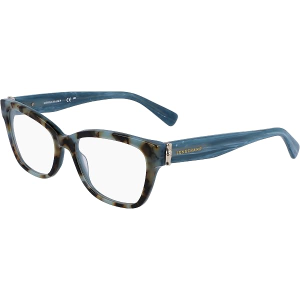 Longchamp Eyeglasses LO 2713 404 Aqua/Havana at Amazon Men display picture 3