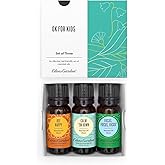 Edens Garden OK For Kids Essential Oil 3 Set – 100% Pure Therapeutic Grade, Undiluted Aromatherapy Scents For Slime Making, Diffusers & Humidifiers – No Fragrance Oils, Gentle & Natural, 10 ml/ 3 Pack