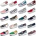DADAWEN Women's Canvas Slip-On Toning Shoe Walking Sneaker