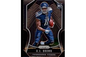 2019 Prizm Football #344 A.J. Brown RC Rookie Card Tennessee Titans Official Panini NFL Trading Card