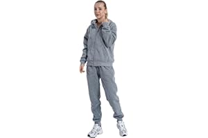 LeeHanTon Sherpa Zipper Womens Sweatsuits Active Jogging Fleece 2 Pieces Hoodie and Pants Winter Outfit Sets