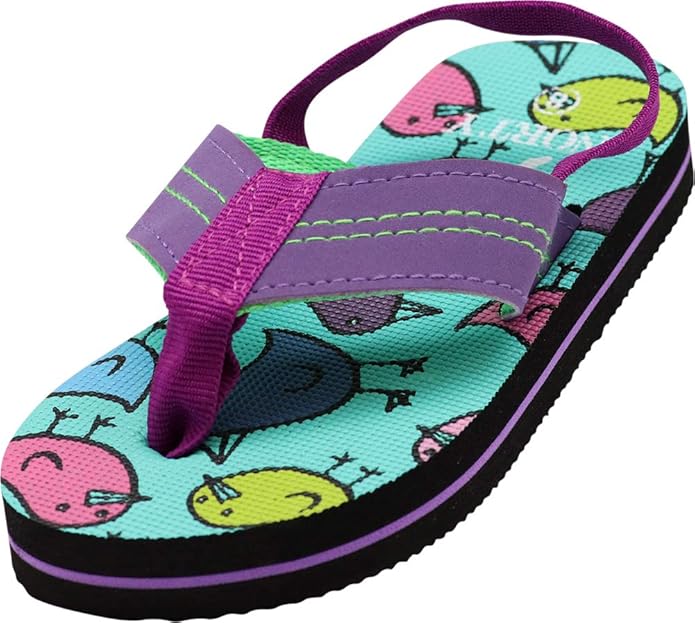 boys flip flops with back strap