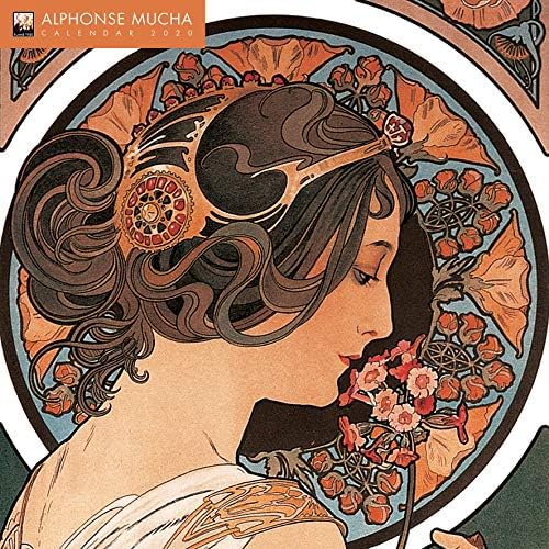 Alphonse Mucha Wall Calendar 2020 (Art Calendar) Calendar – Wall Calendar, August 23, 2019