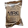 Genuine USGI Individual MRE [Meal, Ready to Eat] Inspection Date 01/2024 or Newer - You Choose Menu - Complete Ration with Entree, Snacks, Dessert, Drink Mix, Utensils, Condiments and FRH. (#9 Beef Stew)