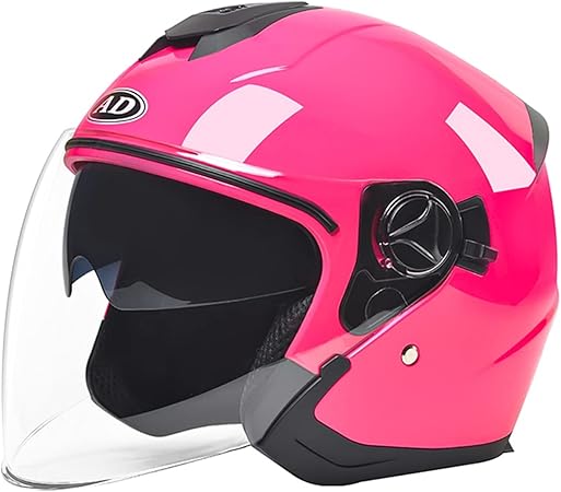 Amazon 原付 四季ヘルメット バイク用ヘルメット フルフェイス ダブルシールド レディーズ メンズ 通気穴 クリアシールド スモークシールド 茶色 紫外線カット スクーター バッテリカー 男女兼用 多色選択 半帽 車 バイク