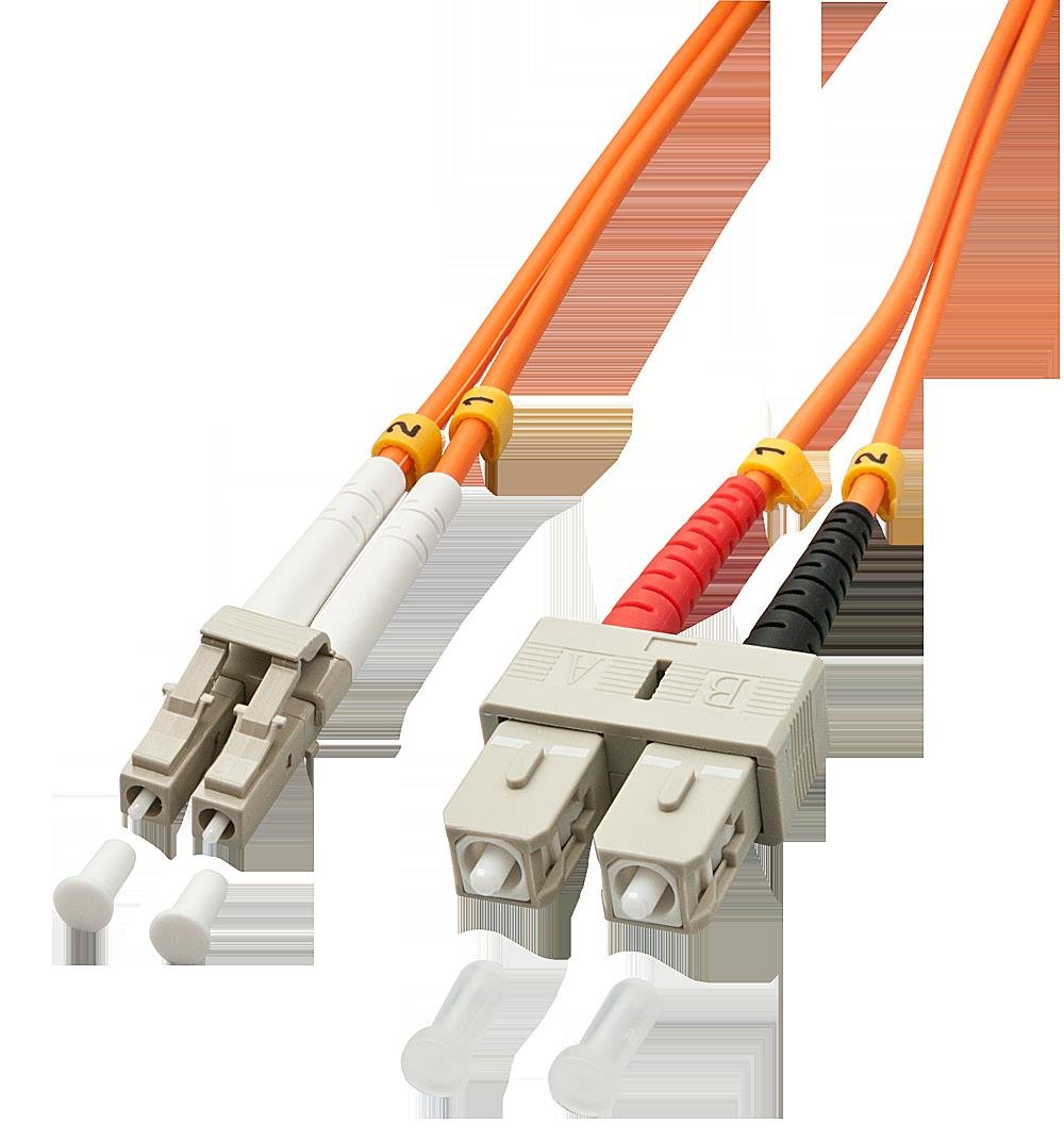 LINDY 46994 LWL duplex cable OM2 LC/SC 10m