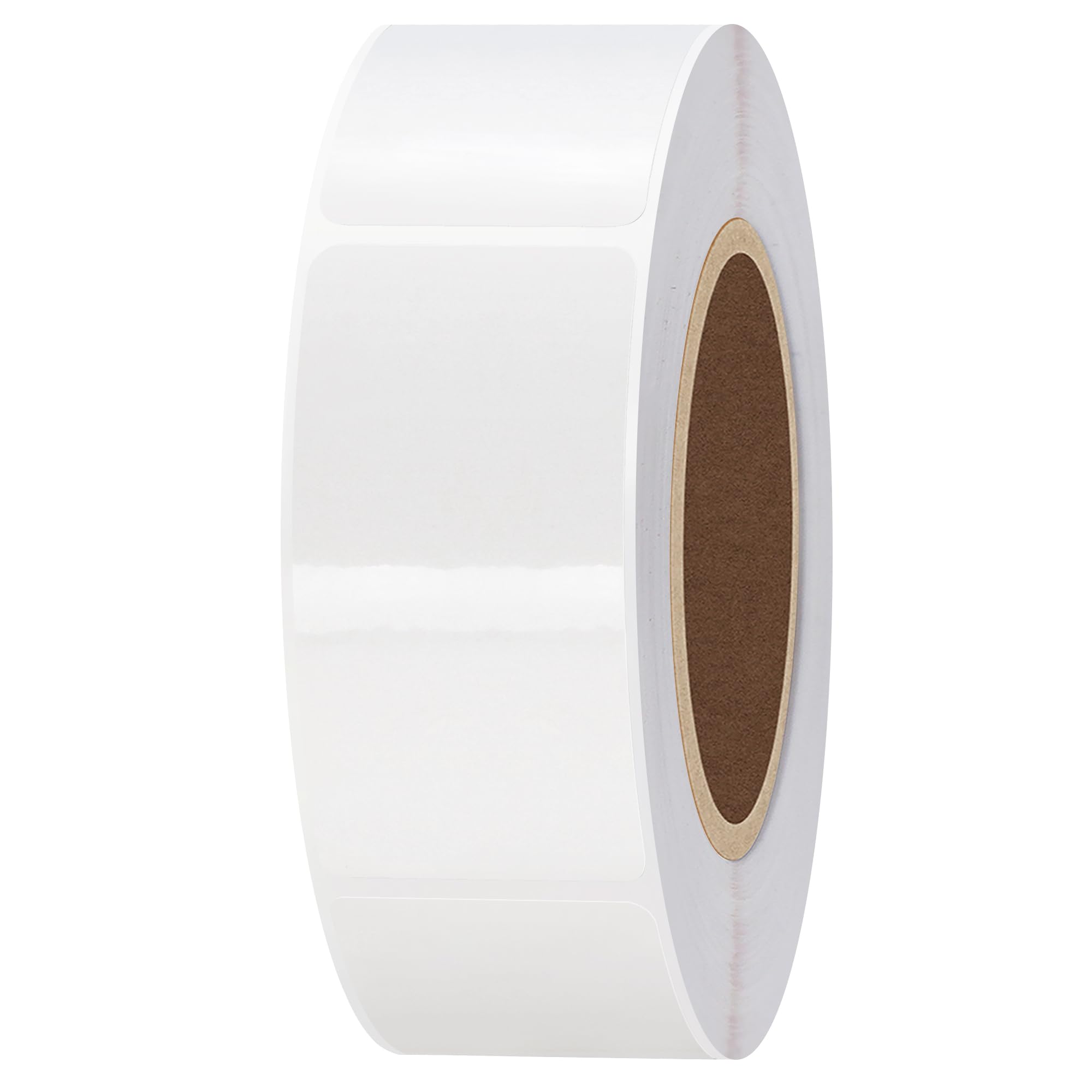 Hylabelest Rectangle Crystal Clear Retail Package Seals Circle Wafer Stickers 1x2 Inch Transparent Labels (1 * 2 inch)