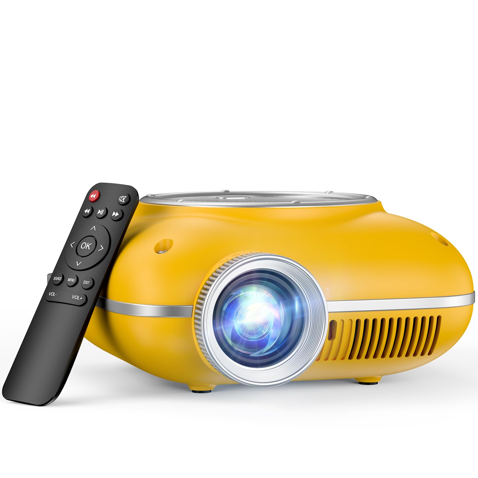 HOMPOW Mini Projector with Two -Way
