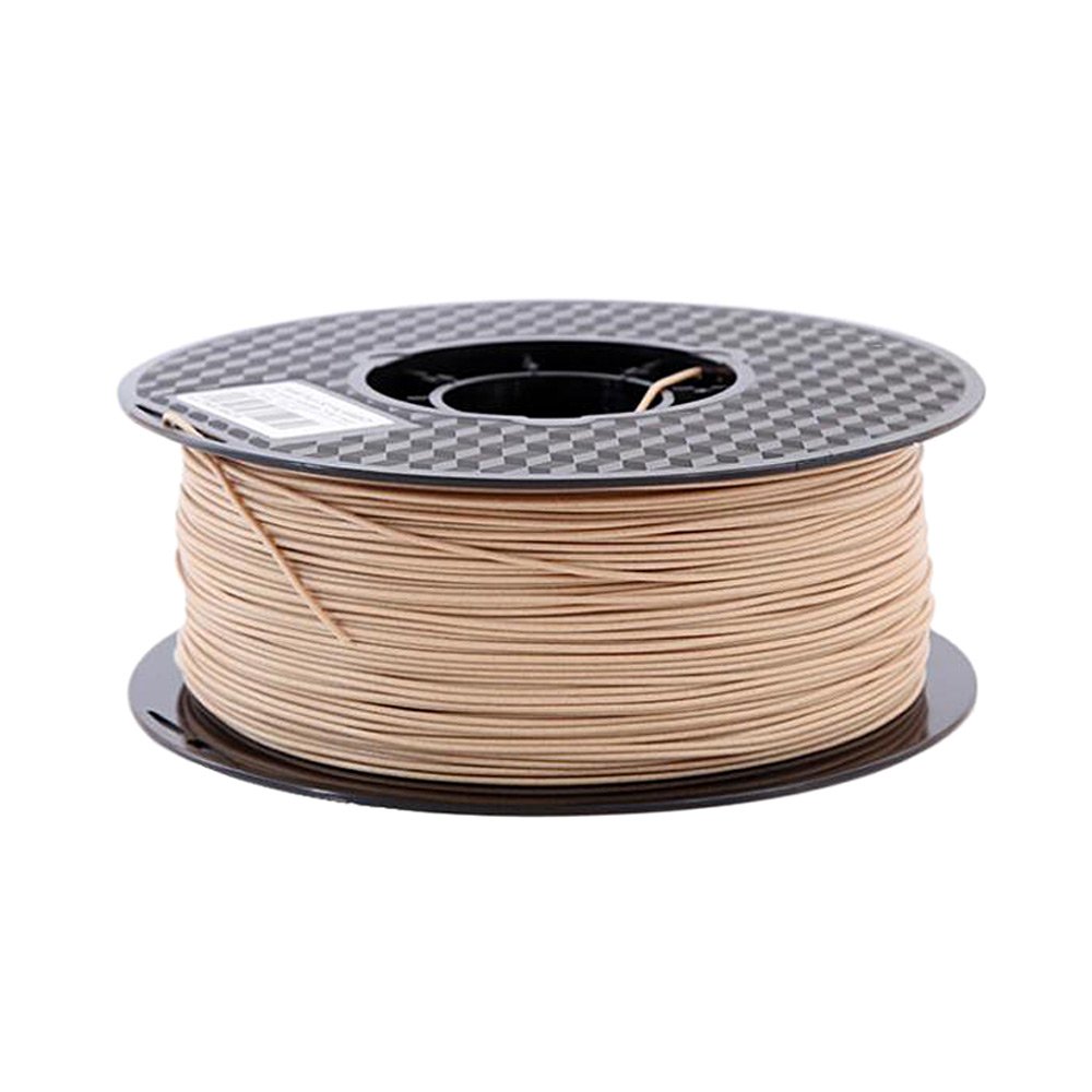 Amazon Com Wood Pla Filament 1 75mm 3d Printer Filament 2 2 Lbs Light Wood Pla Wooden Color Materials 1 Kg Spool Industrial Scientific