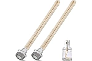 Oil Lamp Wick with Catalytic Burner: 2 Pcs Long-Lasting Replacement Oil Lamp Wicks, Air Control Burner Lamps Wick for Catalyt