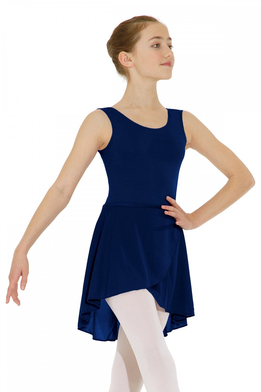 Roch Valley Wrapover ISTD Polycrepe Skirt Navy