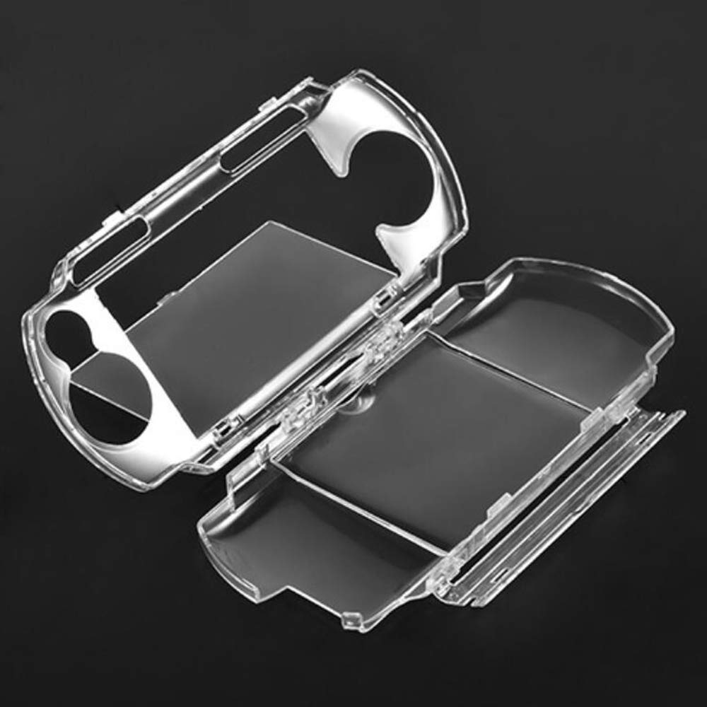 OSTENT Protector Clear Crystal Travel Carry Hard Cover Case Shell Compatible for Sony PSP 1000 Game Console: Video Games
