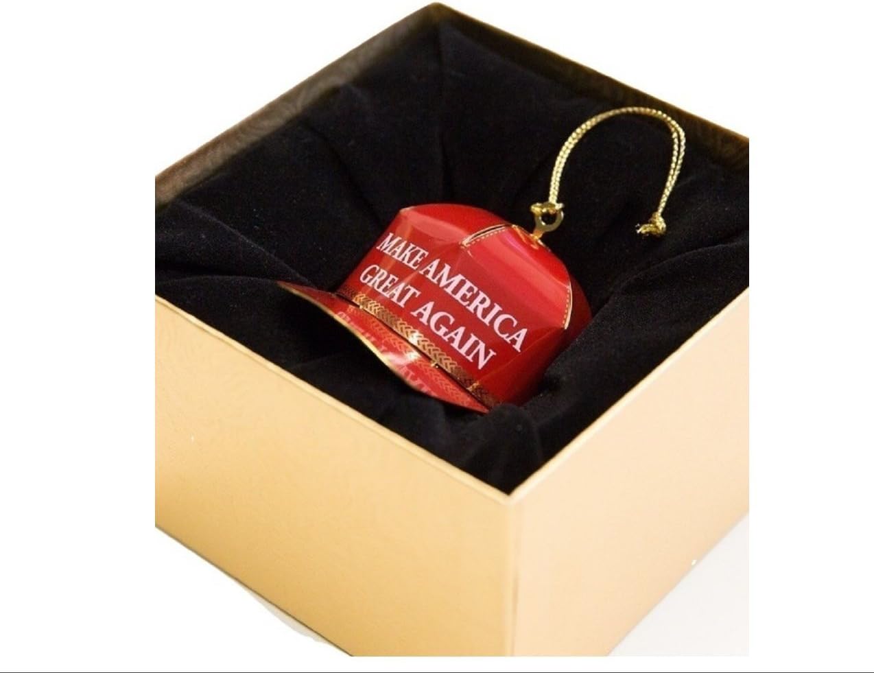 trump cap ornament