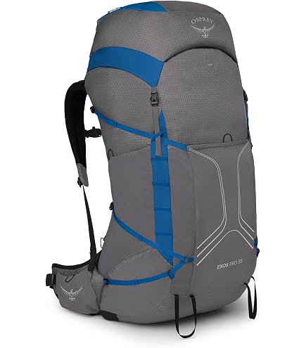 Osprey Exos 48L Men's Ultralight Backpacking Backpack, Blue Ribbon, S/M : Sports & Outdoors