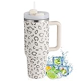 slok 40 oz Tumbler with Handle and Straw, Double