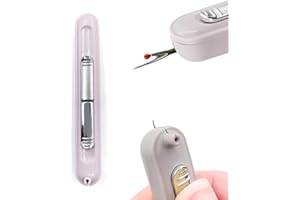 BIDEX Needle Threaders, Automatic Needle Threader, Upgraded 2 in 1 Automatic Needle Threaders Seam Ripper, Needle Threaders for Hand Sewing, Seam Rippers for Sewing