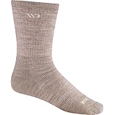 Wide Open Cushioned Women's Crew Socks - Merino Wool for Everyday Use, Basic Wide Fit Crew Socks for Women (Style 9504)