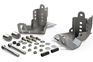 TeraFlex 36-07-01-300 Rear Shock Skid Plate for JK HD Falcon, 1 Pack