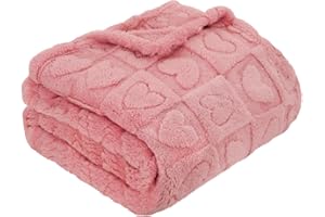 MACEVIA Fluffy Fleece Dog Blankets,Warm Soft Fuzzy Pets Blanket for Puppy,Small,Medium,Large Dogs and Cats,Plush Pet Throws for Bed,Couch,Sofa,Travel(24x29 Inch,Pink)