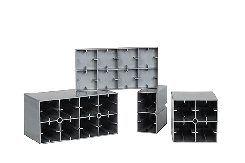 Room Dividers Everblock Builder EverBlock 12' X 7' Open Stagger