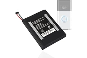 WRUMI B15169 Replacement for Ring Doorbell Battery: Video Doorbell 1st Gen Battery 5-PIN - Model B15169 Video Doorbell 1st Generation 5000mAh 3.75V (Not Compatible with Ring Doorbell 2/3/4 Gen)