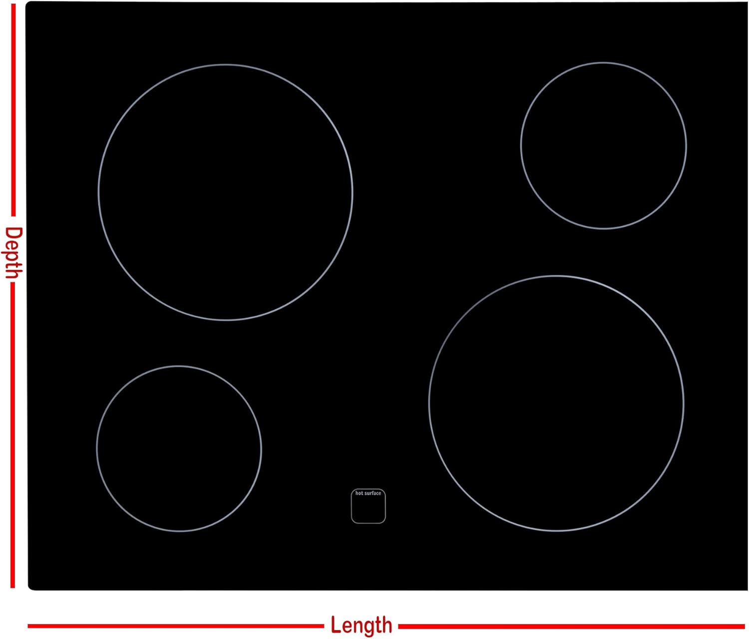 Amazon Com Clarusa Premium Dense Felt Stove Mat Protector For Glass Cook Tops When Burners Not In Use Home Kitchen