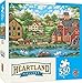 Masterpieces 550 Piece Jigsaw Puzzle For Adults, Family, Or Kids - Swan Pond - 18