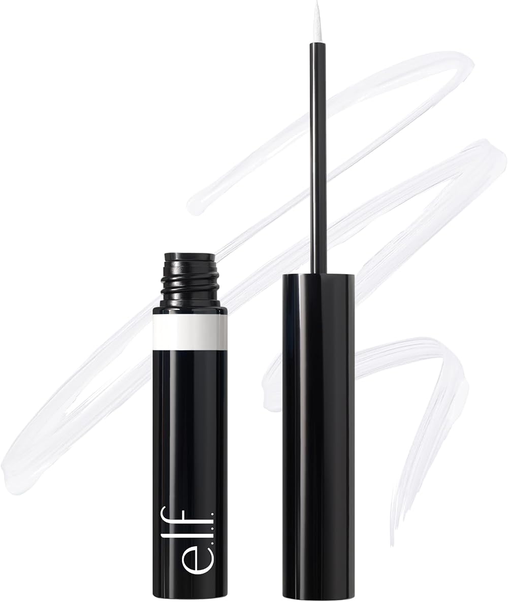 e.l.f. H2O Proof Inkwell Eyeliner Pen White Out - Waterproof Matte, Vegan