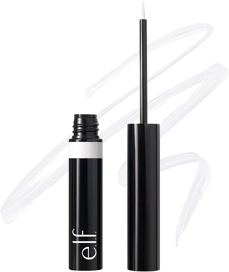e.l.f. H2O Proof Inkwell Eyeliner Pen White Out - Waterproof Matte, Vegan
