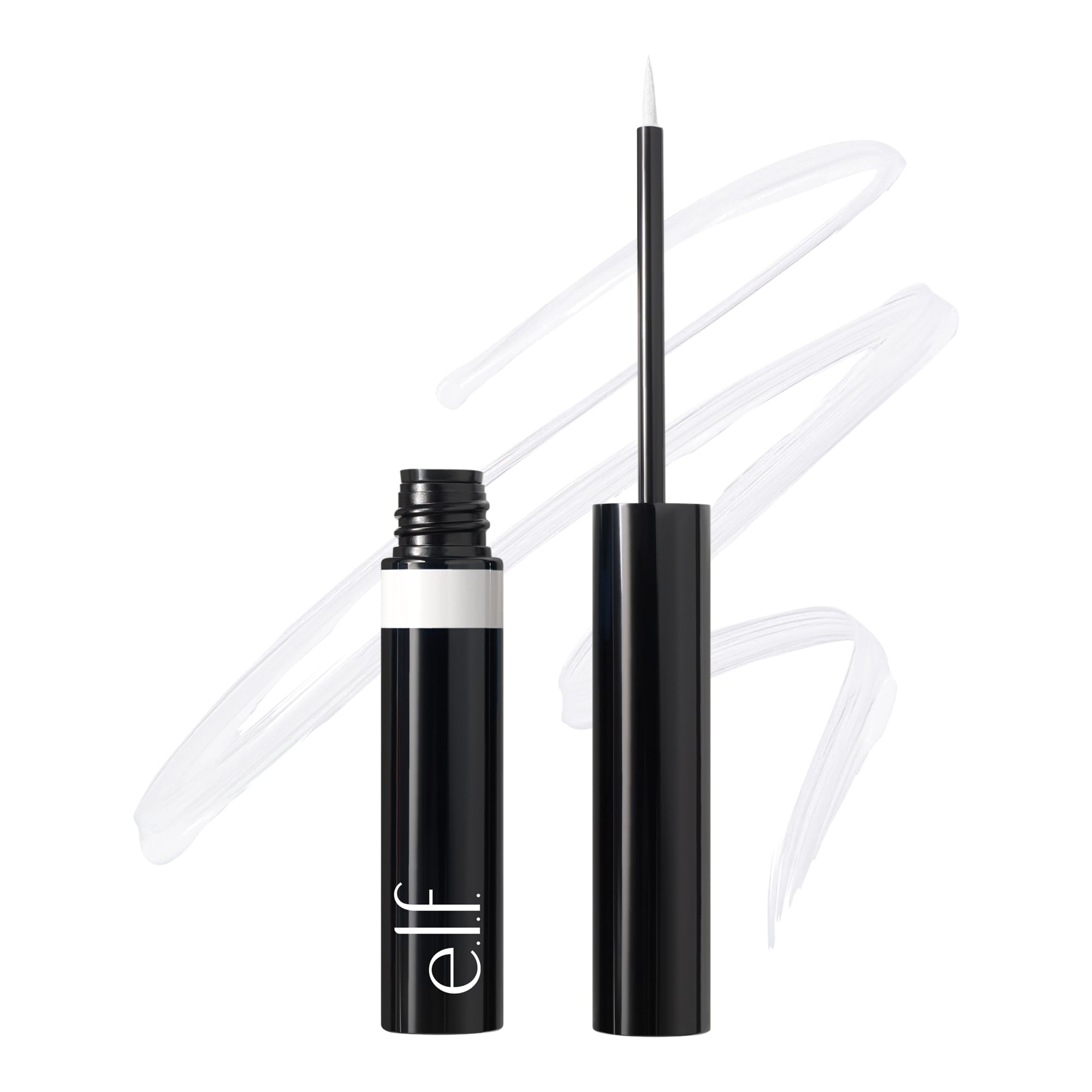 Photo 1 of e.l.f. H2O Proof Inkwell Eyeliner Pen, High-pigment, Waterproof Liquid Eyeliner, Delivers A Matte Finish, Vegan & Cruelty-free, White Out
