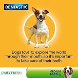 Pedigree Dentastix Fresh Dental Dog Chews Medium 10-25kg 4 x 28 Sticks view 9