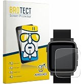 brotect Glass Screen Protector Film Compatible with Pebble Time 2 2026 - Glass-Foil 9H Protection [Scratch Resistant, High Clarity]