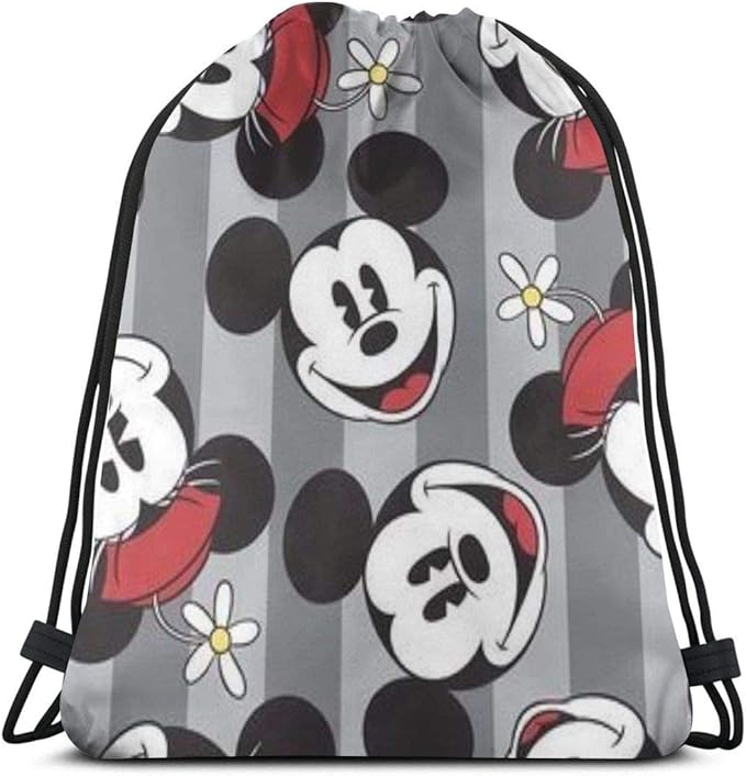 mickey mouse drawstring backpack