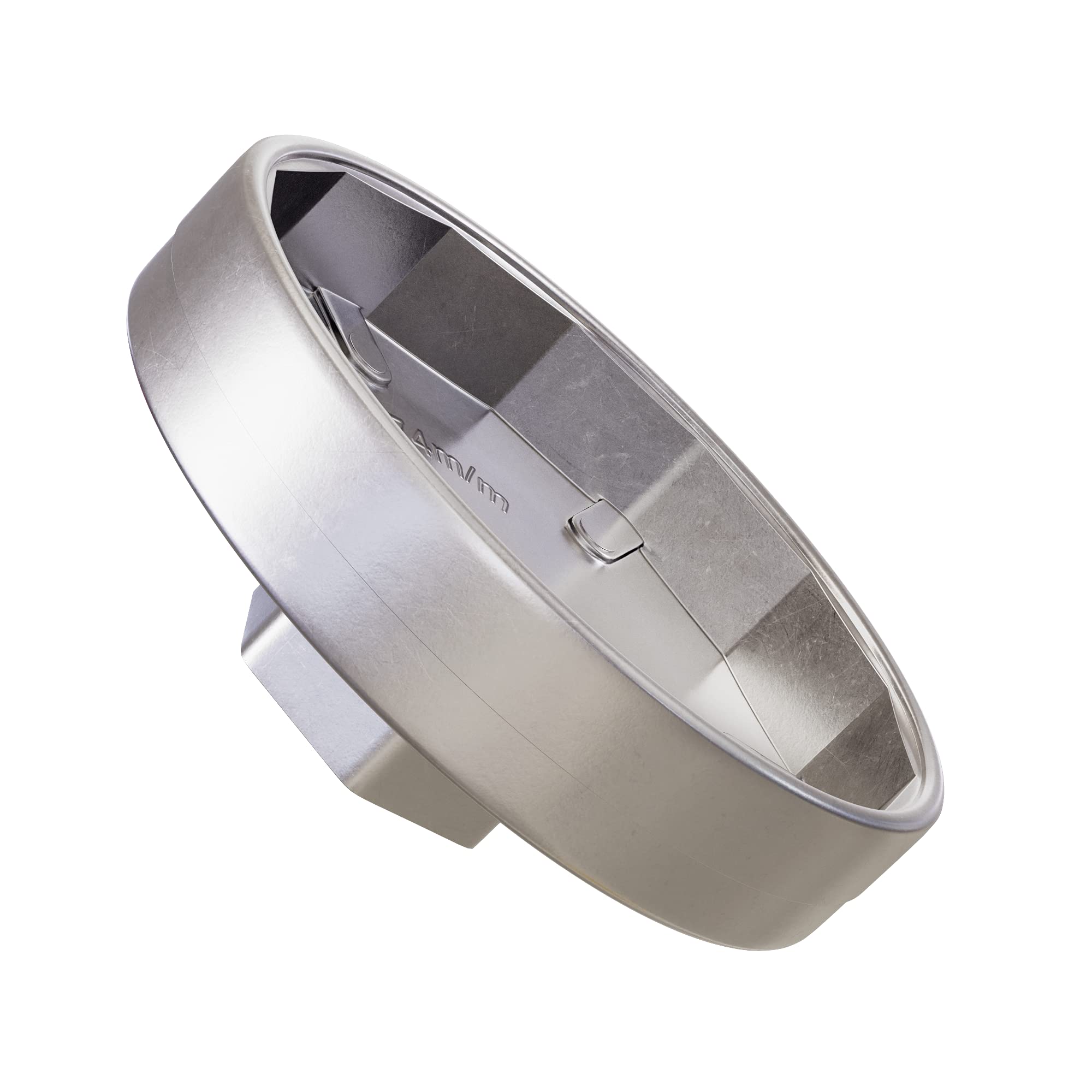 WIESEMANN 1893 Oil Filter Wrench 14-Sided with 1/2" Drive and 22 mm External Hexagon from I for loosening and Tightening I Made of Special Tool Steel I 80461