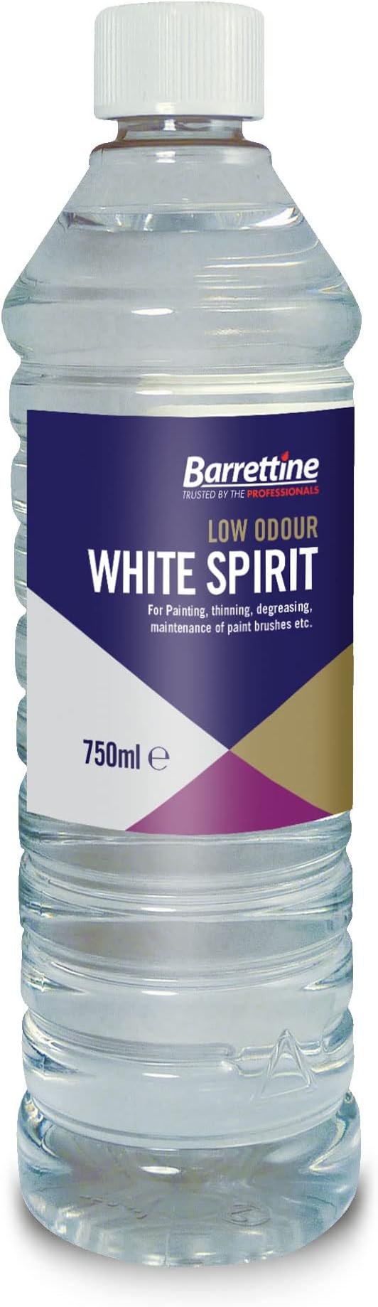Barrettine Low Odour White Spirit 750ml – Paint Thinner Degreasing