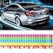 KKmoon Car Sticker Music Rhythm LED Flash Light Lamp Sound Activated Equalizer (90x25cm)